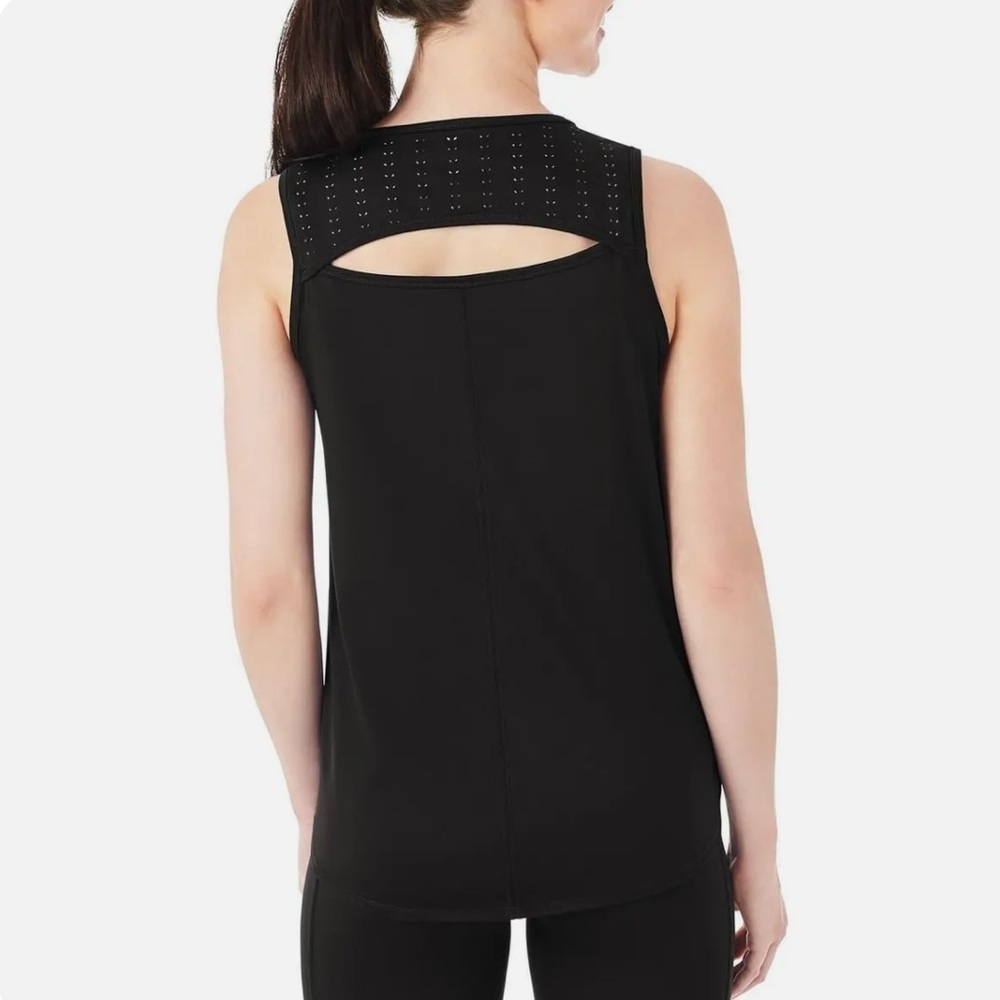 Members Mark Women’s Perforated Tank- Black Size Large